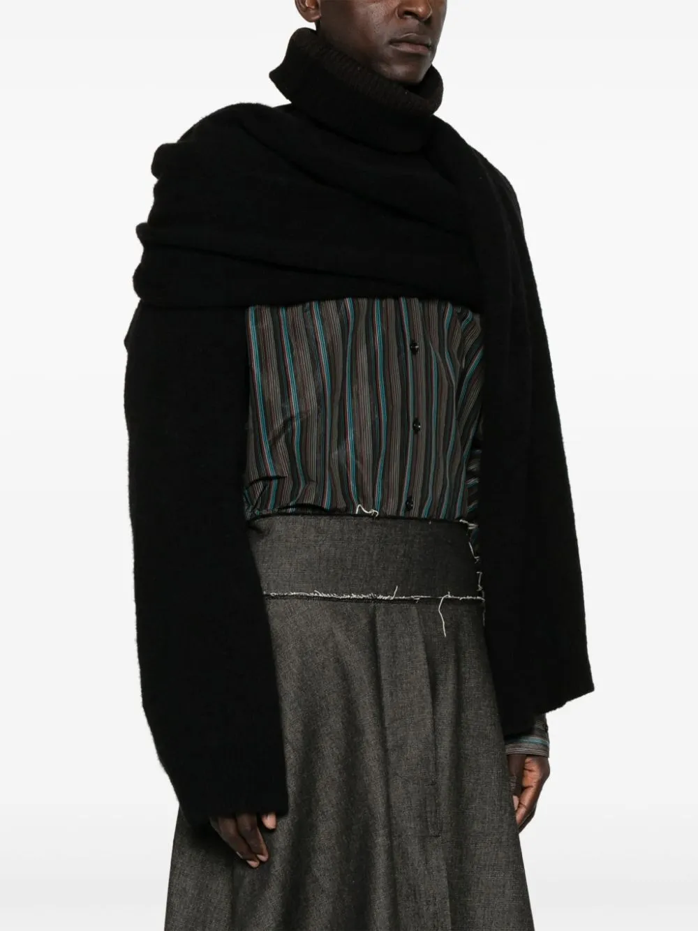 DRIES VAN NOTEN Men's Modest Scarf