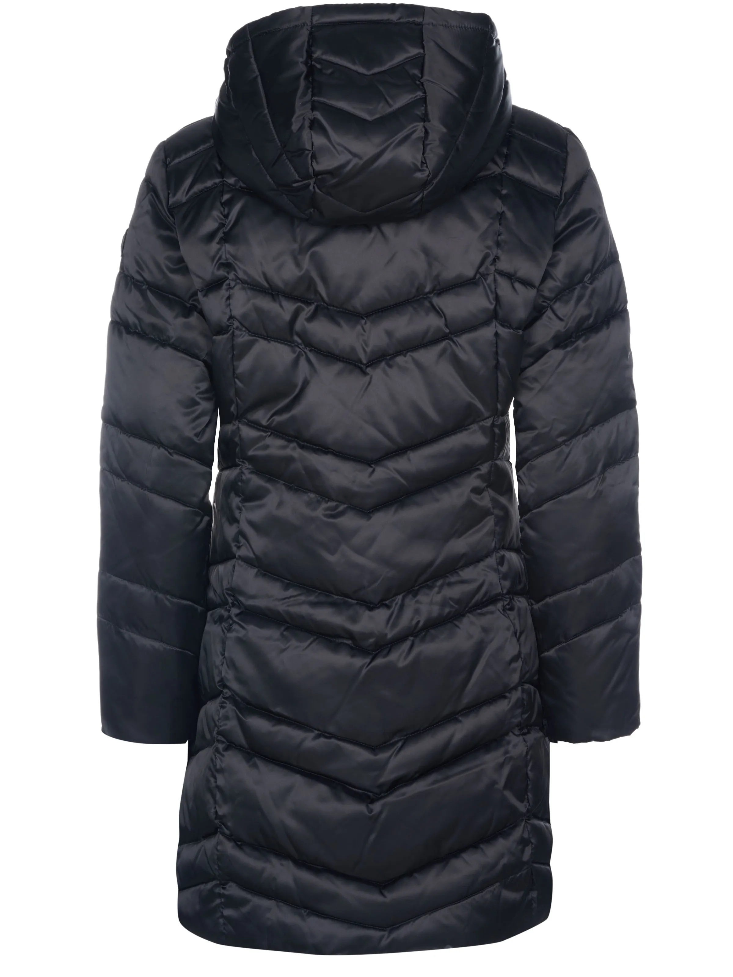 EA7 Emporio Armani Black Coat.