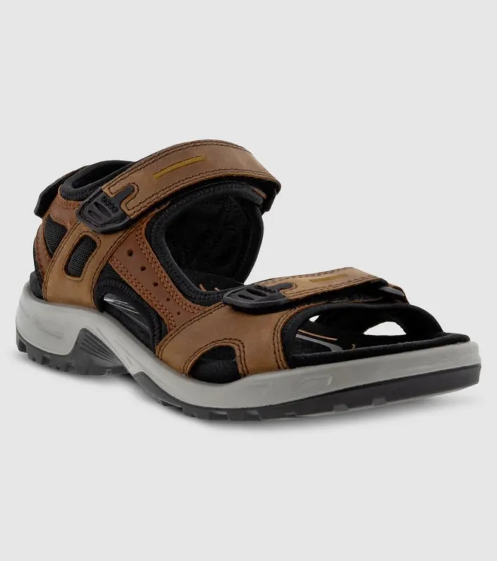 ECCO men's hiking sandals for off-road adventures.