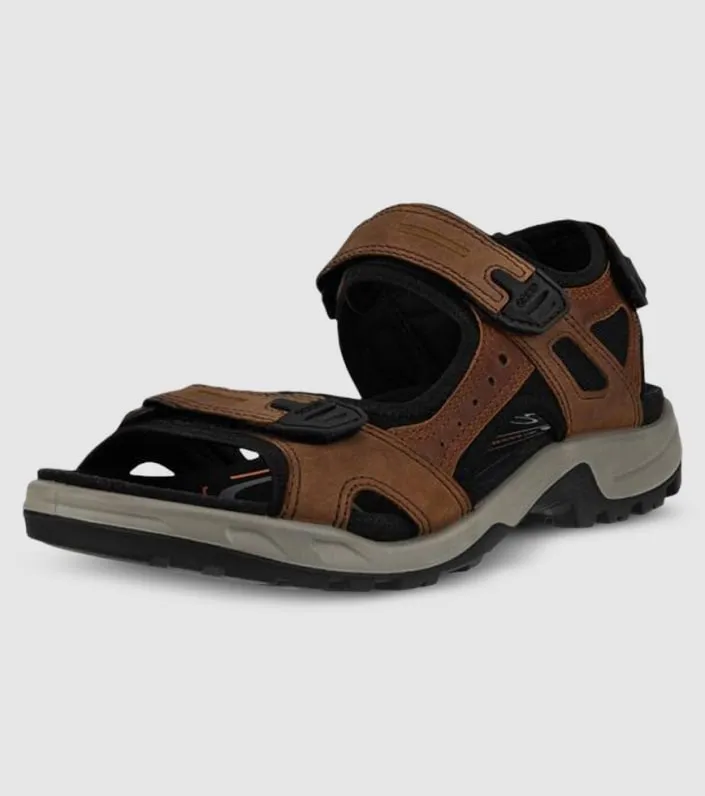 ECCO men's hiking sandals for off-road adventures.