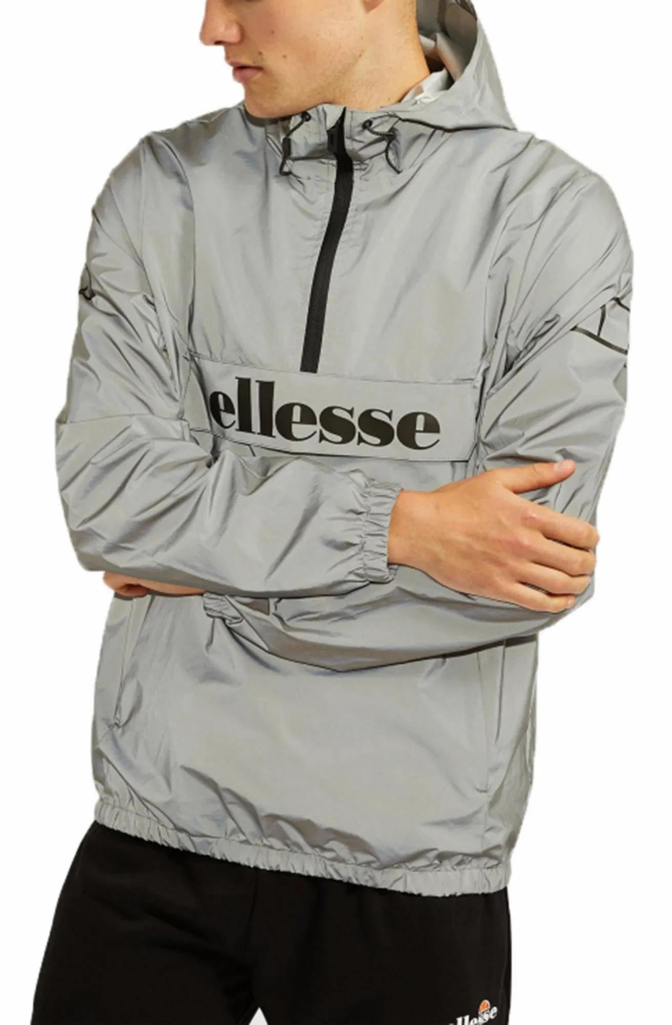 Reflective Hooded Cagoule Jacket by Ellesse Mens Acera