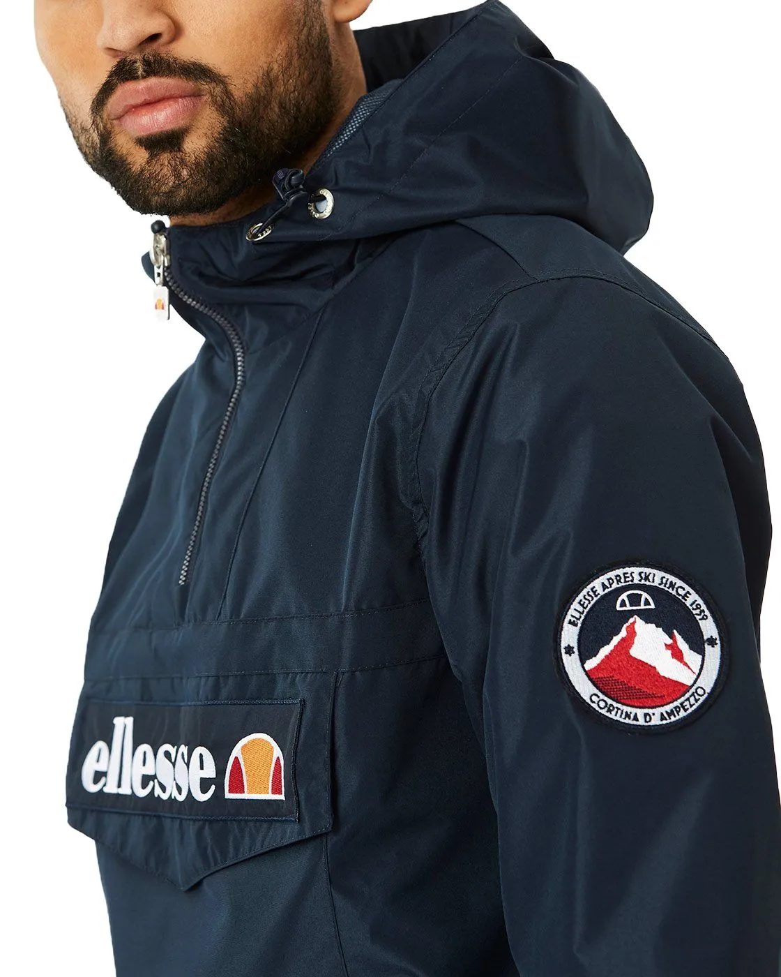 Ellesse Overhead Anorak Jacket Navy