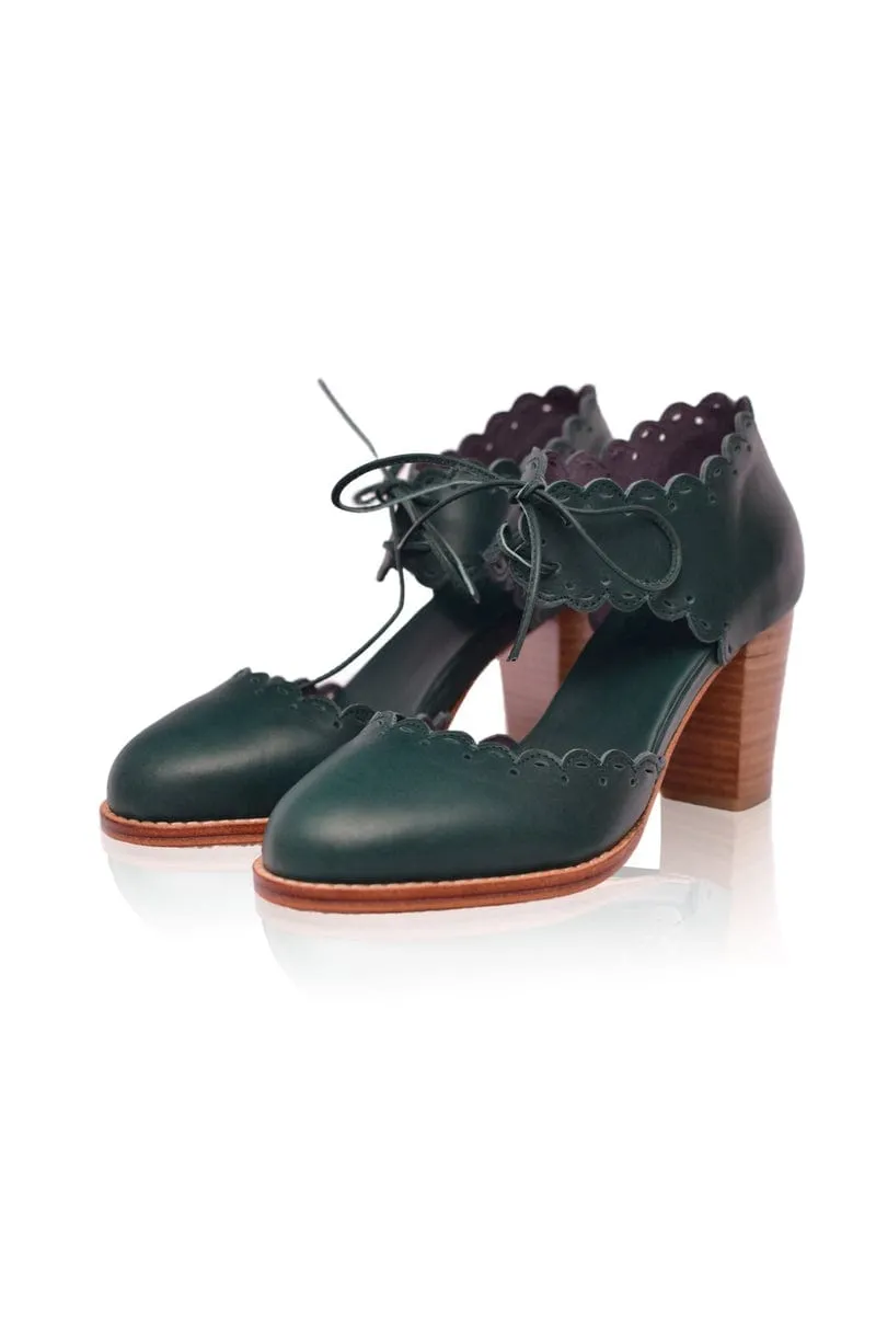 Emerald Dance Queen Heels