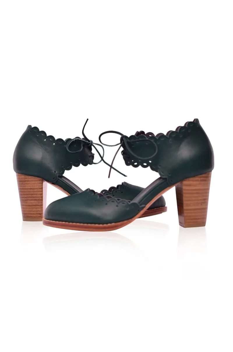 Emerald Dance Queen Heels