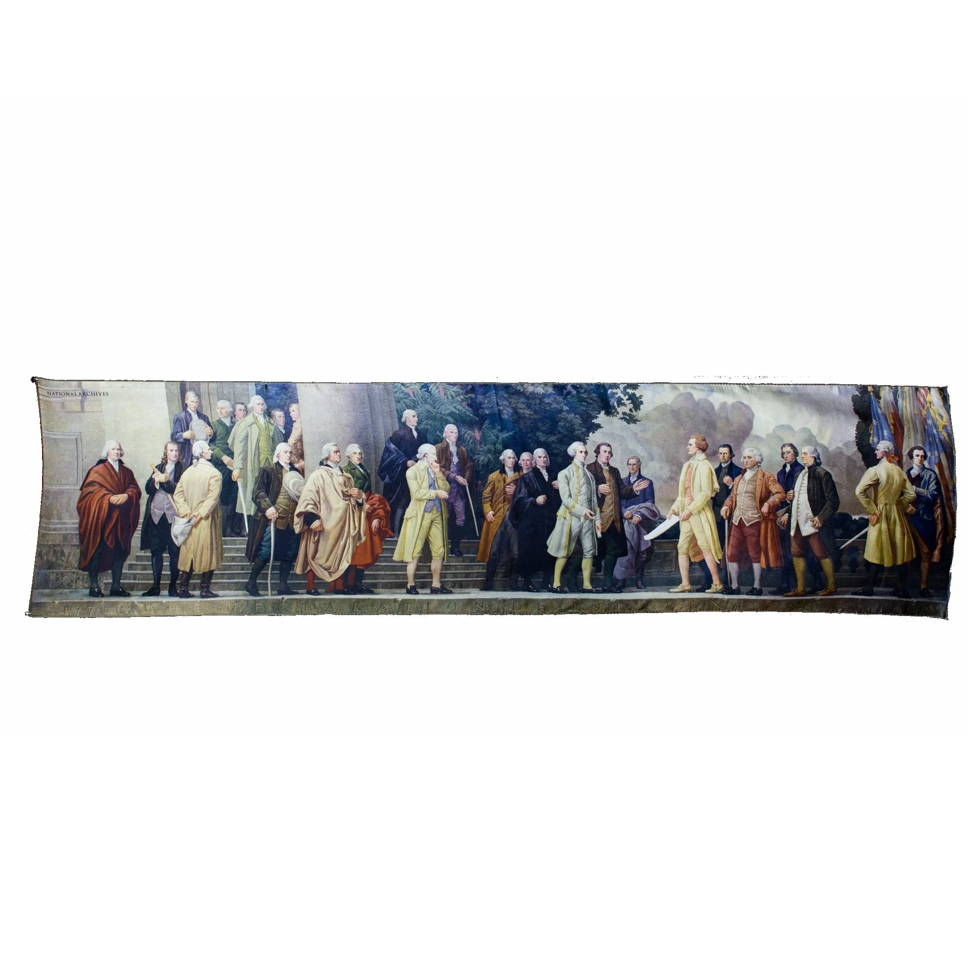 Faulkner Mural Silk Scarf Declaration