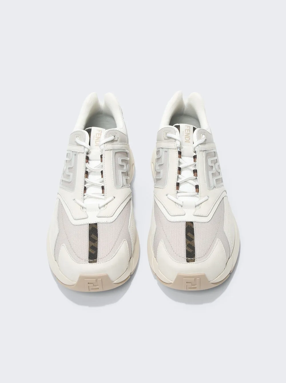 Fendi White Faster Sneaker