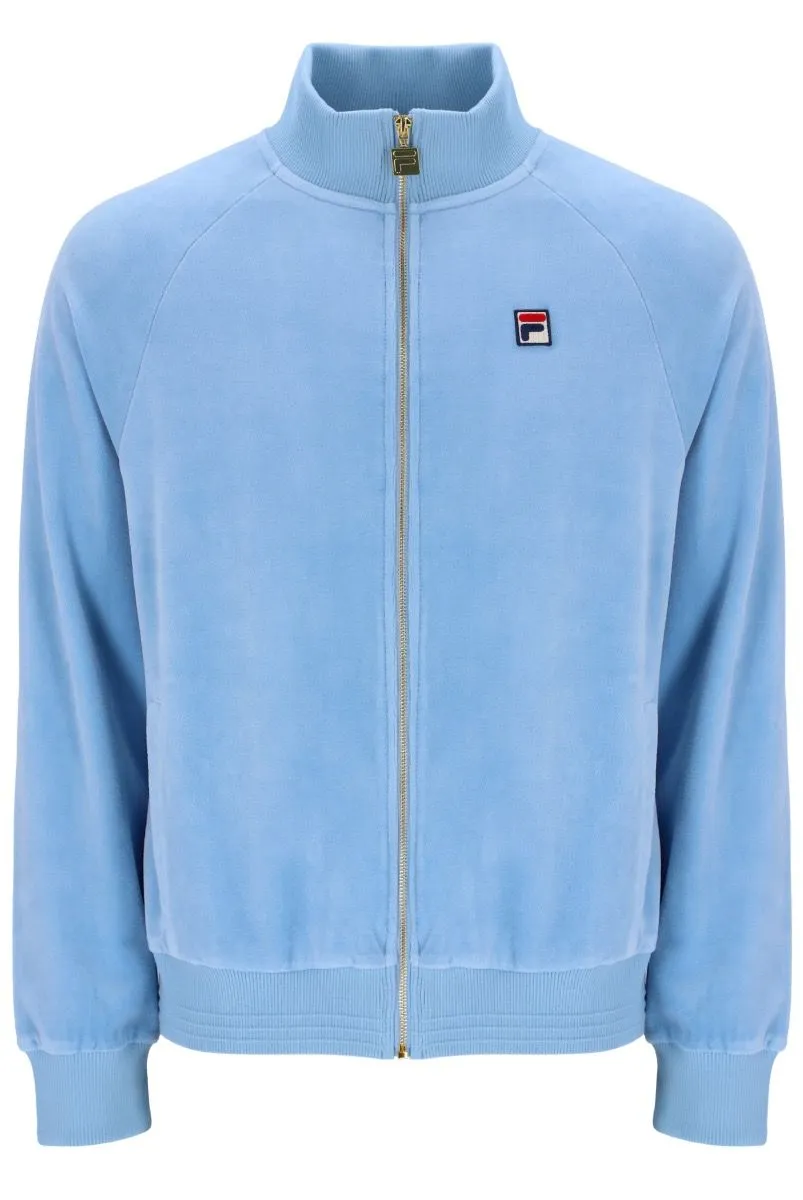 Blue Bell Fila Eddie Velour Ribbed Track Jacket