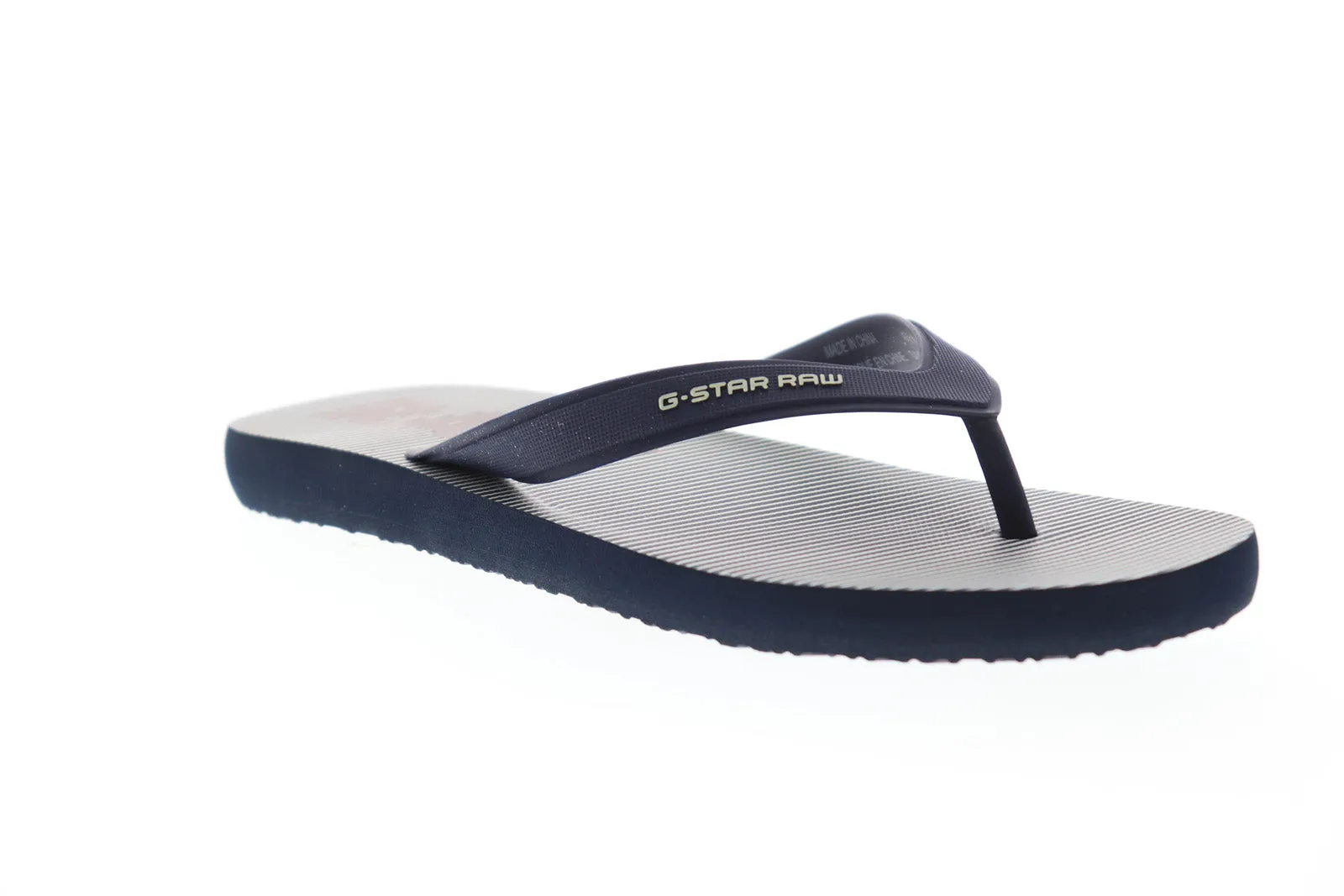 G-Star Raw Dend Hickory Aop blue mens thong flip-flops sandals