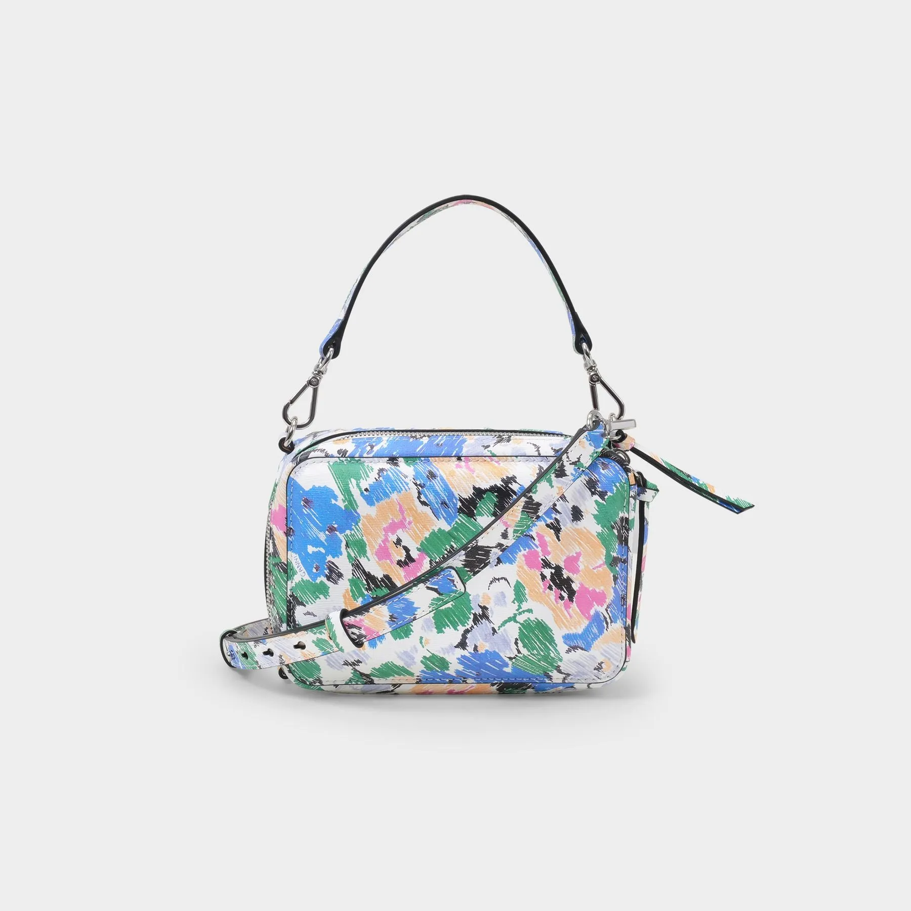 Ganni  Banner Bag in Print Leather