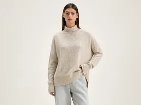 Ganzi Sweater 242 Women's Oyster Color