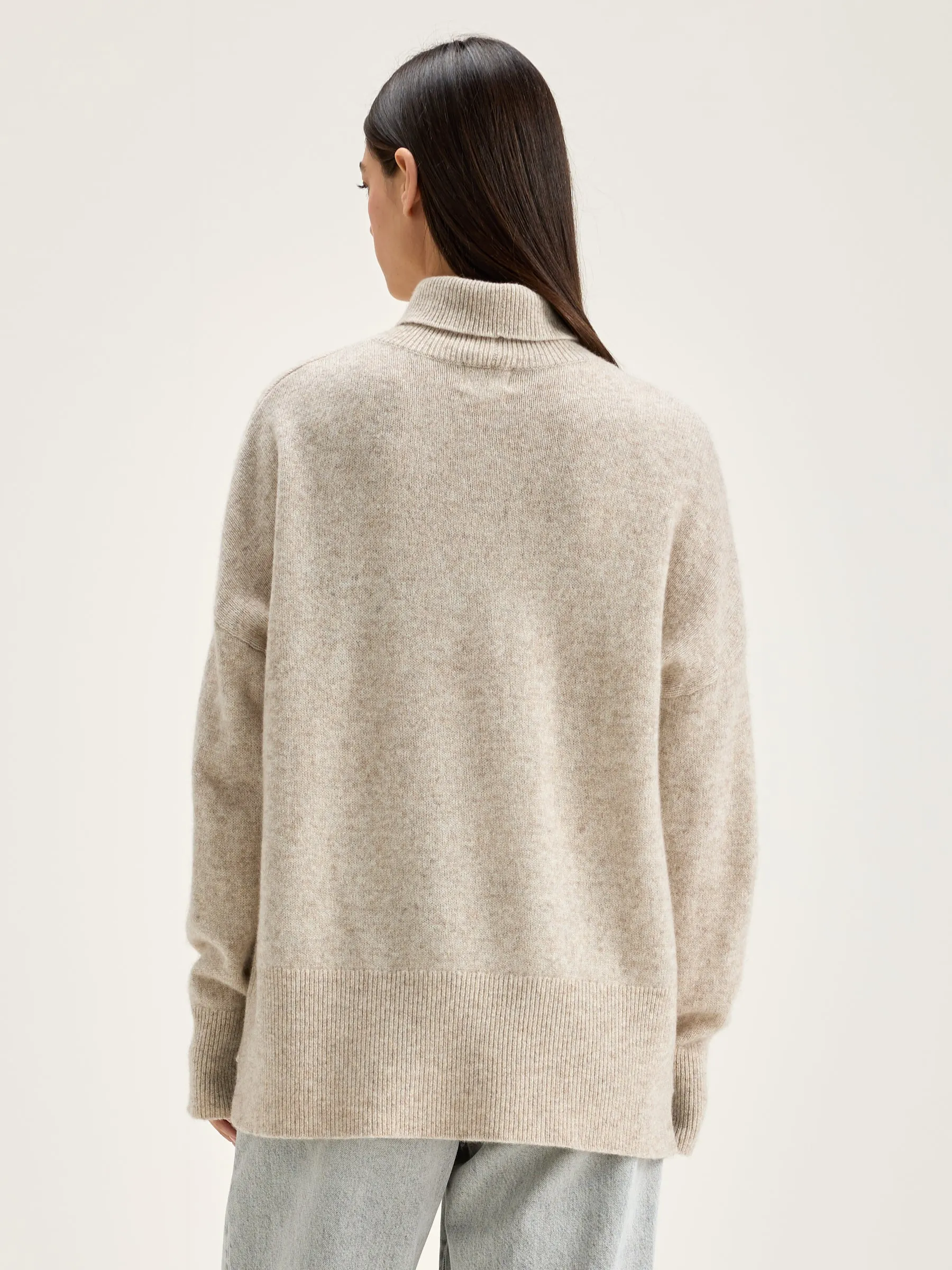 Ganzi Sweater 242 Women's Oyster Color