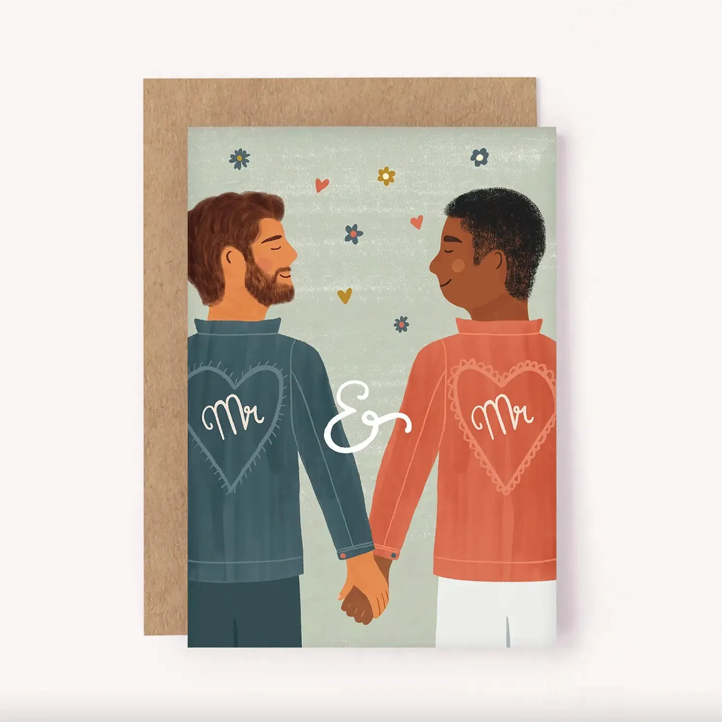 Gay Wedding Card - Mr & Mr Design