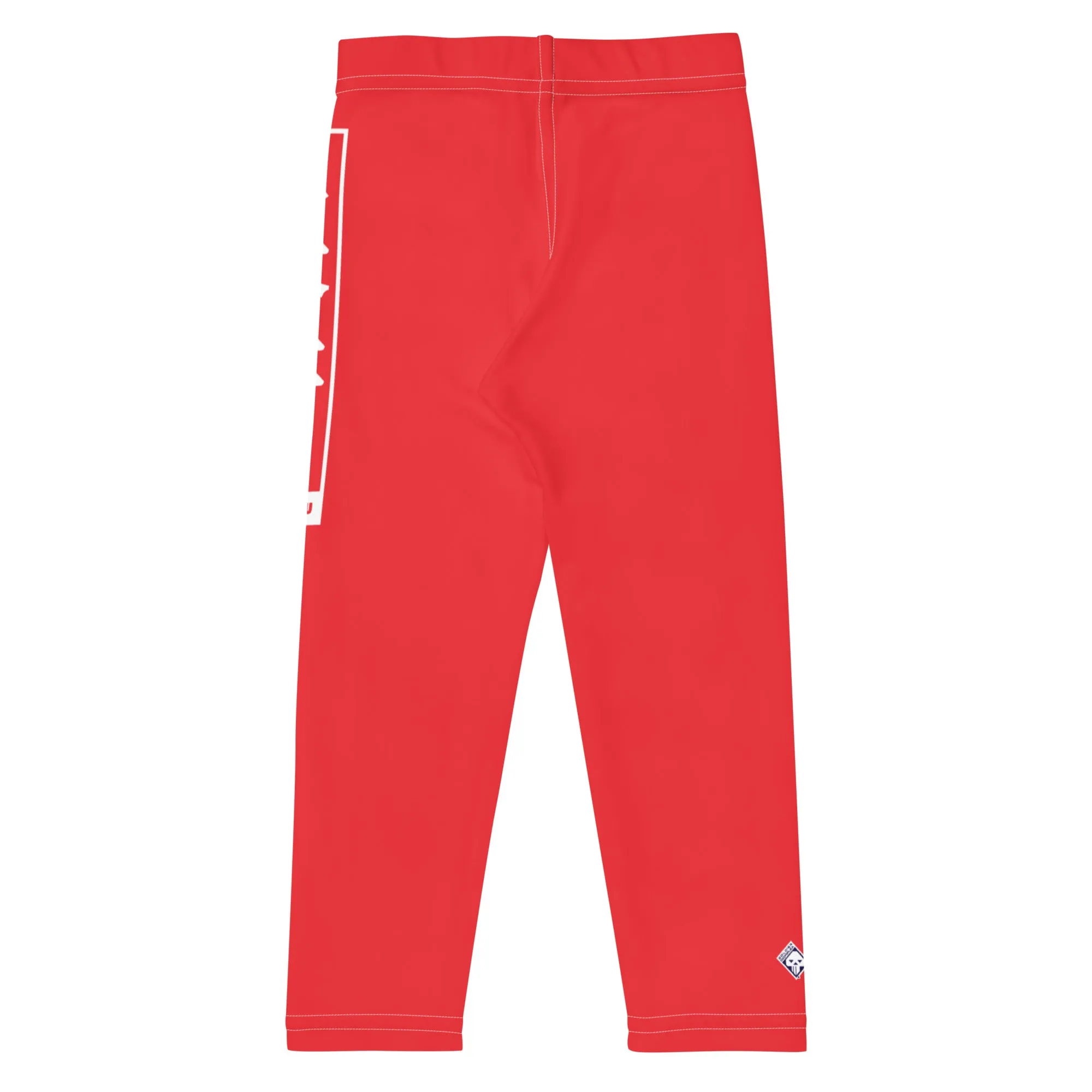 Girls' Yoga Pants Leggings for Jiu-Jitsu Training - Scarlet