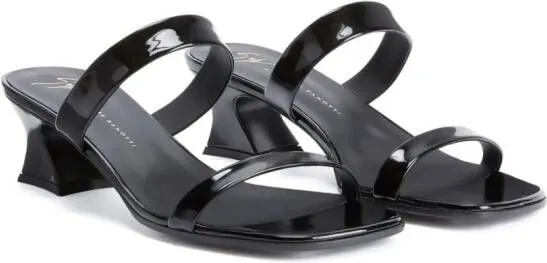 Giuseppe Zanotti Aude Plus 45mm black patent sandals