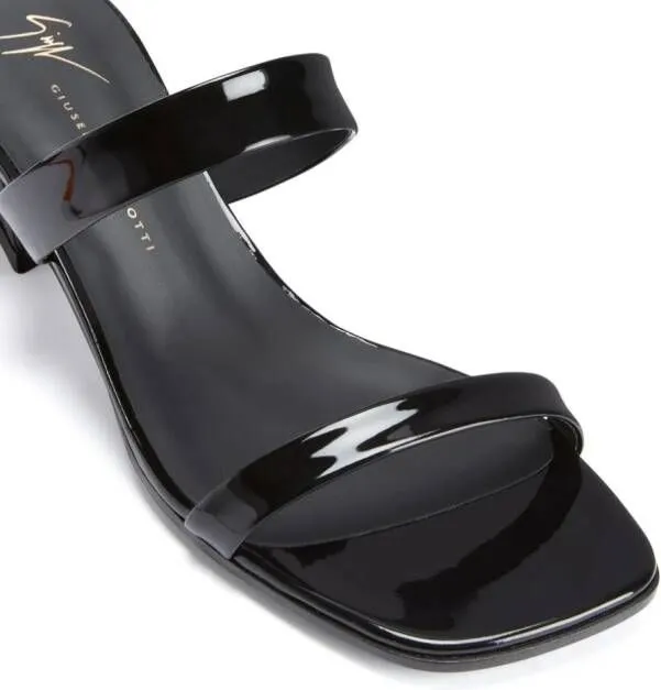 Giuseppe Zanotti Aude Plus 45mm black patent sandals