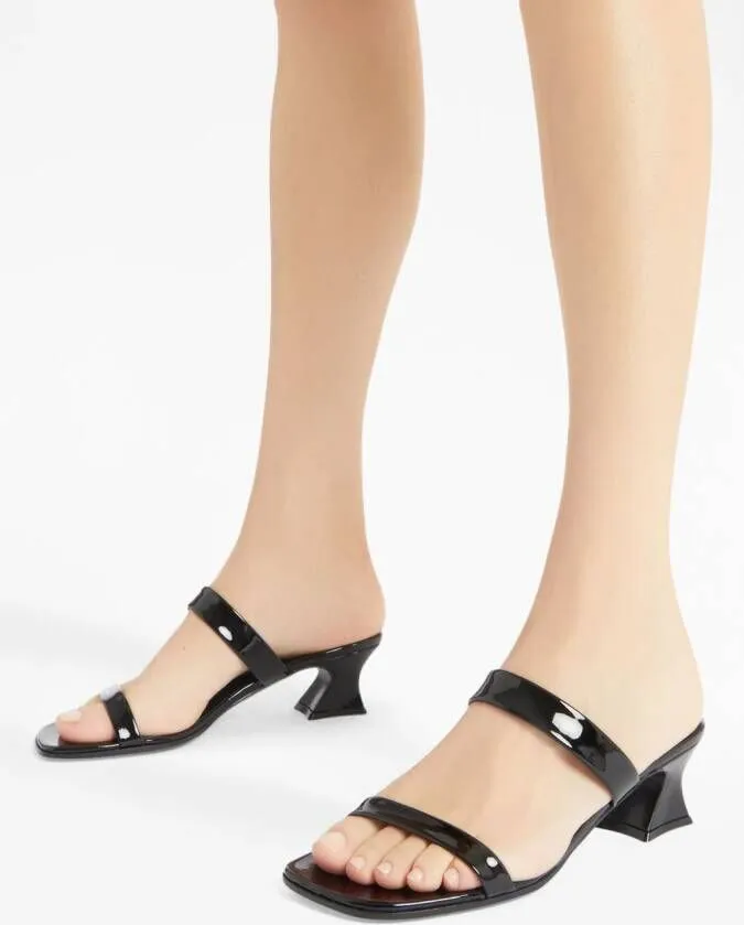 Giuseppe Zanotti Aude Plus 45mm black patent sandals