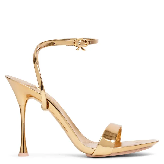 Gold Leather Spice 95 Gianvito Rossi sandals