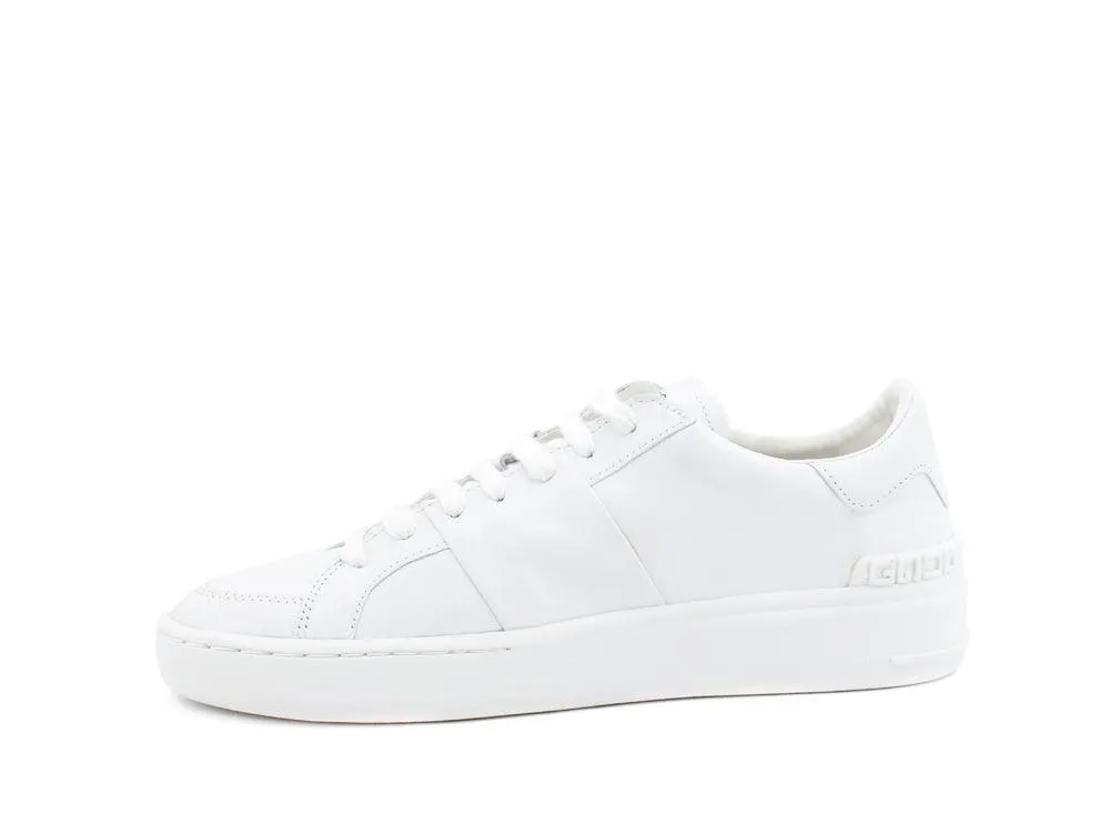 GUESS White Leather Men's Sneaker with Logo Strap - FM5VESFAL12