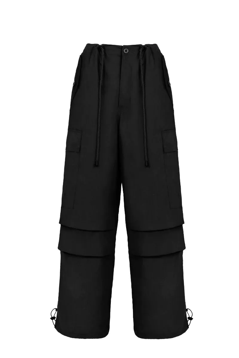 Hell Bunny Nickel Cargo Trousers Dark Ages