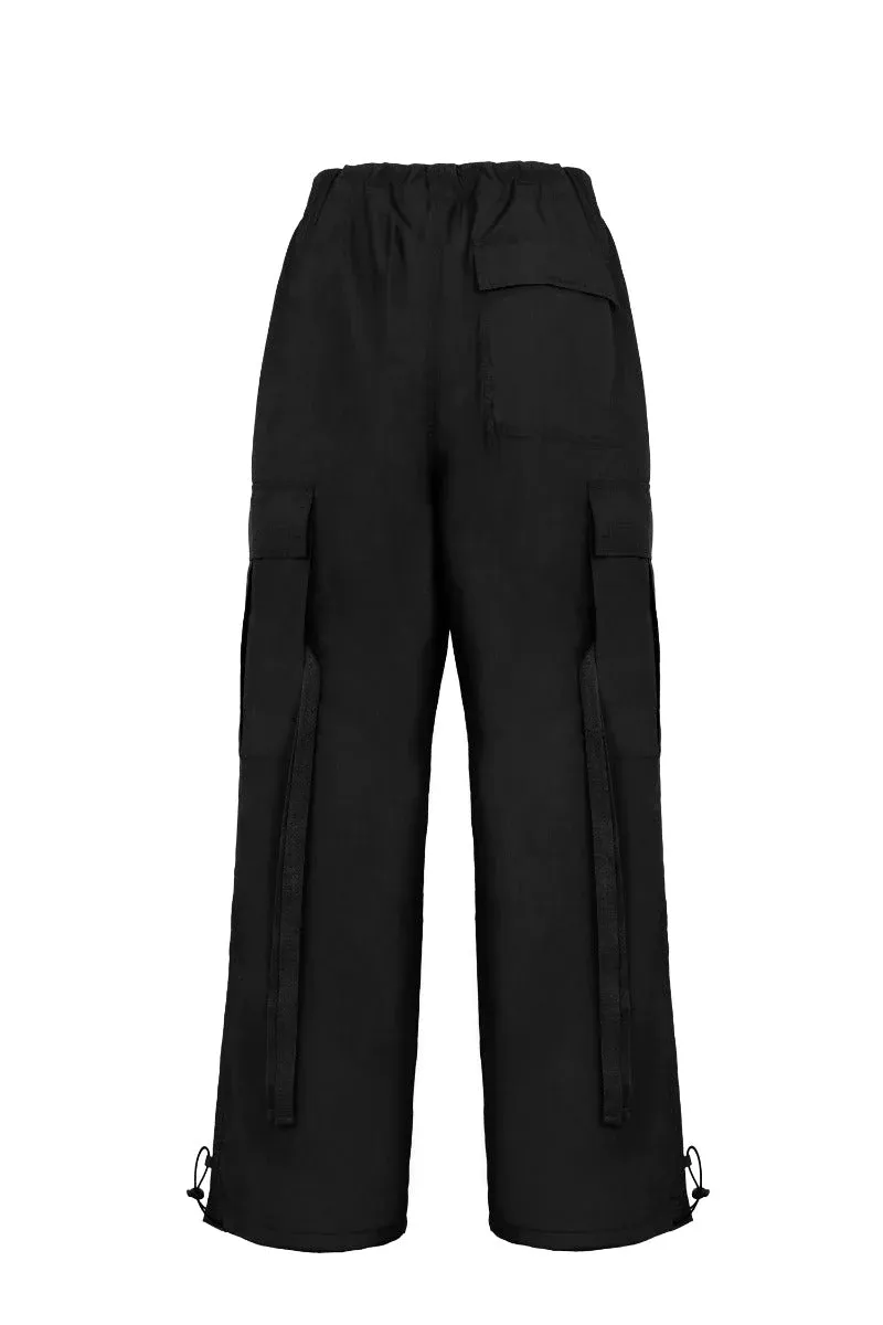 Hell Bunny Nickel Cargo Trousers Dark Ages