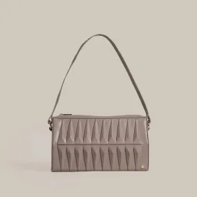 Hexella Taupe Grey Cassette Bag