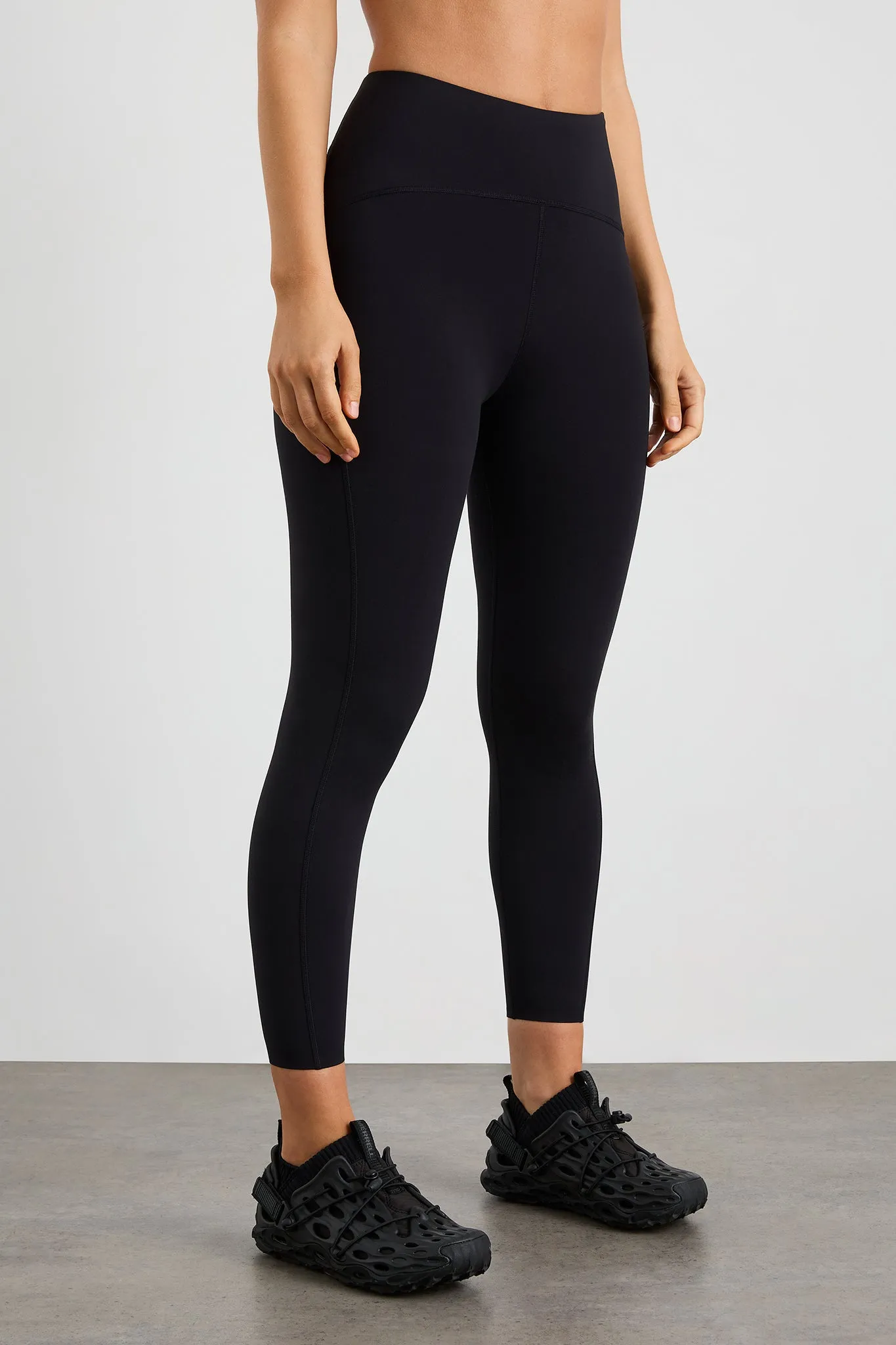 High-Waisted 7/8 Legging in Peach - Style 232