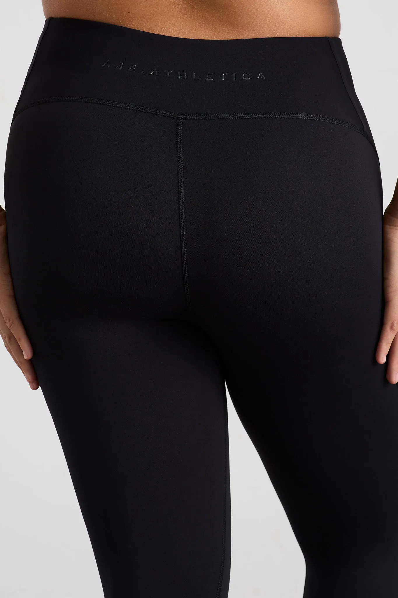 High-Waisted 7/8 Legging in Peach - Style 232