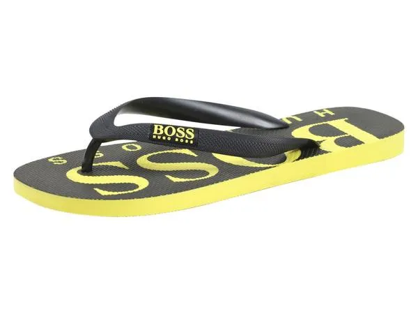 Hugo Boss Men's Wave Logo Flip-Flops Sandals