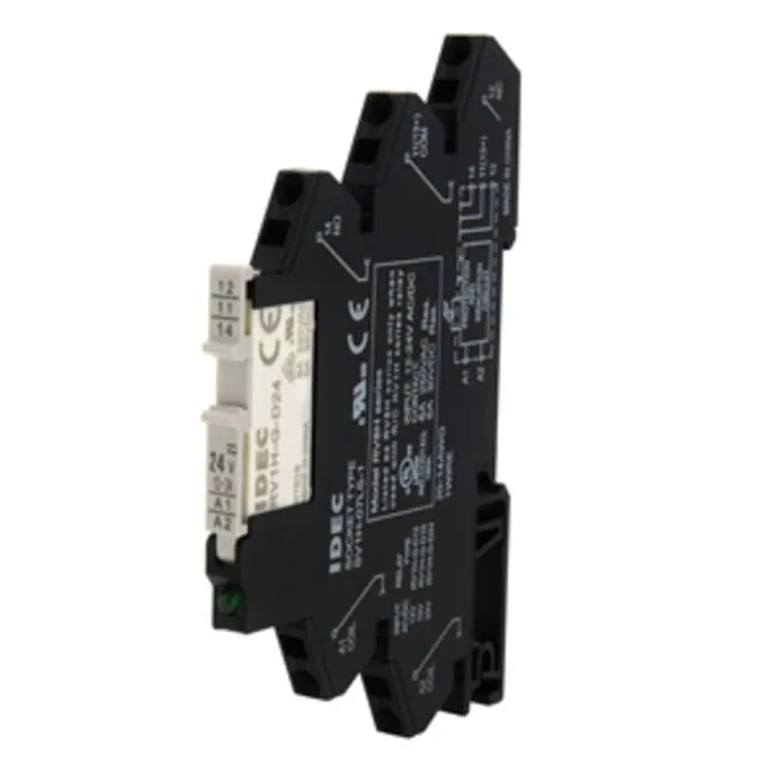 Idec RV8 Series Interface Relay, DIN Rail Mount, 220/240V ac/dc Coil, SPDT