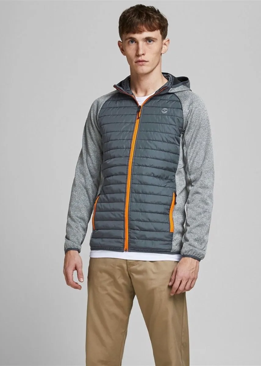 Grey Melange Jacket by Jack and Jones