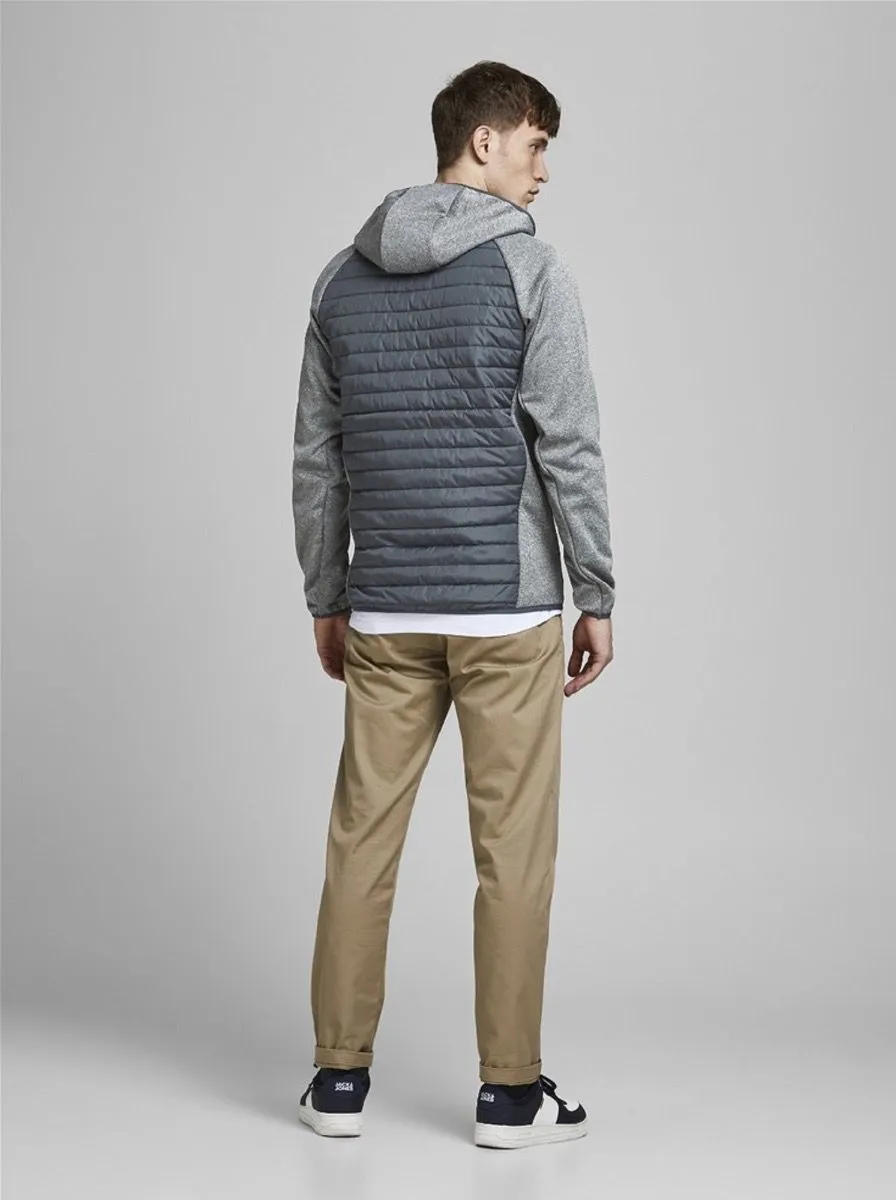 Grey Melange Jacket by Jack and Jones