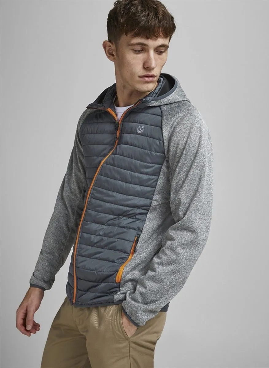 Grey Melange Jacket by Jack and Jones