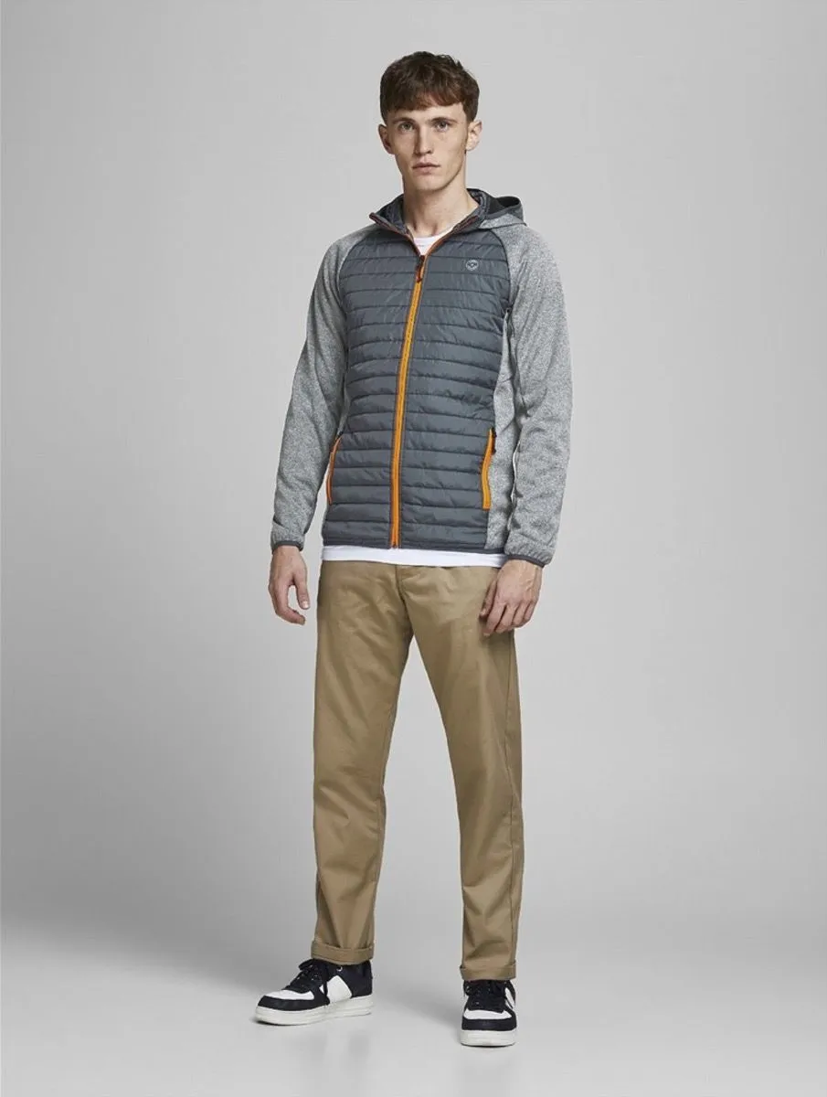 Grey Melange Jacket by Jack and Jones