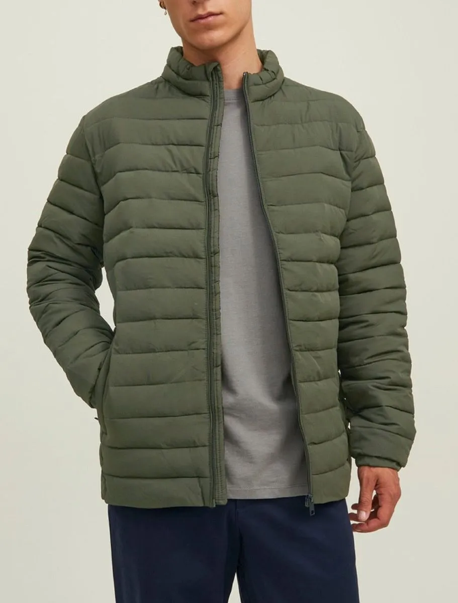 Rosin Recycled Puffer Collar Jacket by Jack and Jones