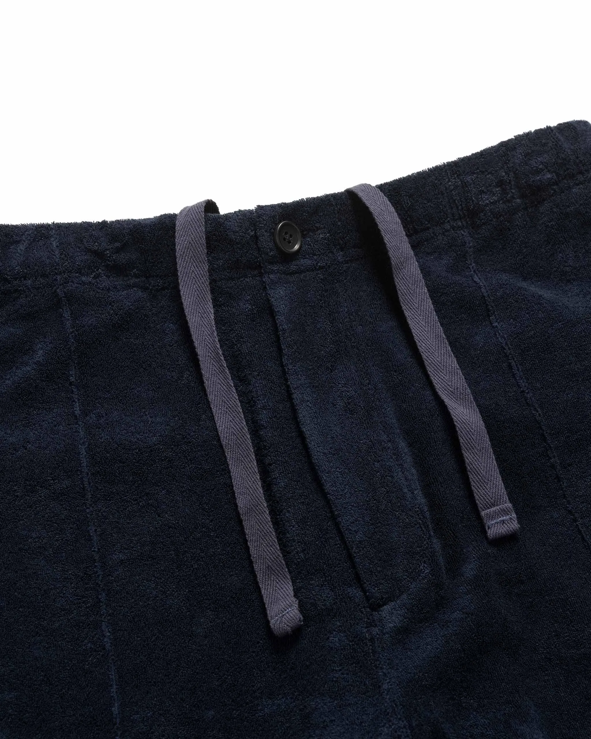 Navy Velour Jog Pant CP