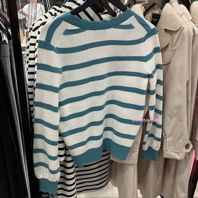 kate spade new york Striped Long Sleeve Office Elegant Outlet