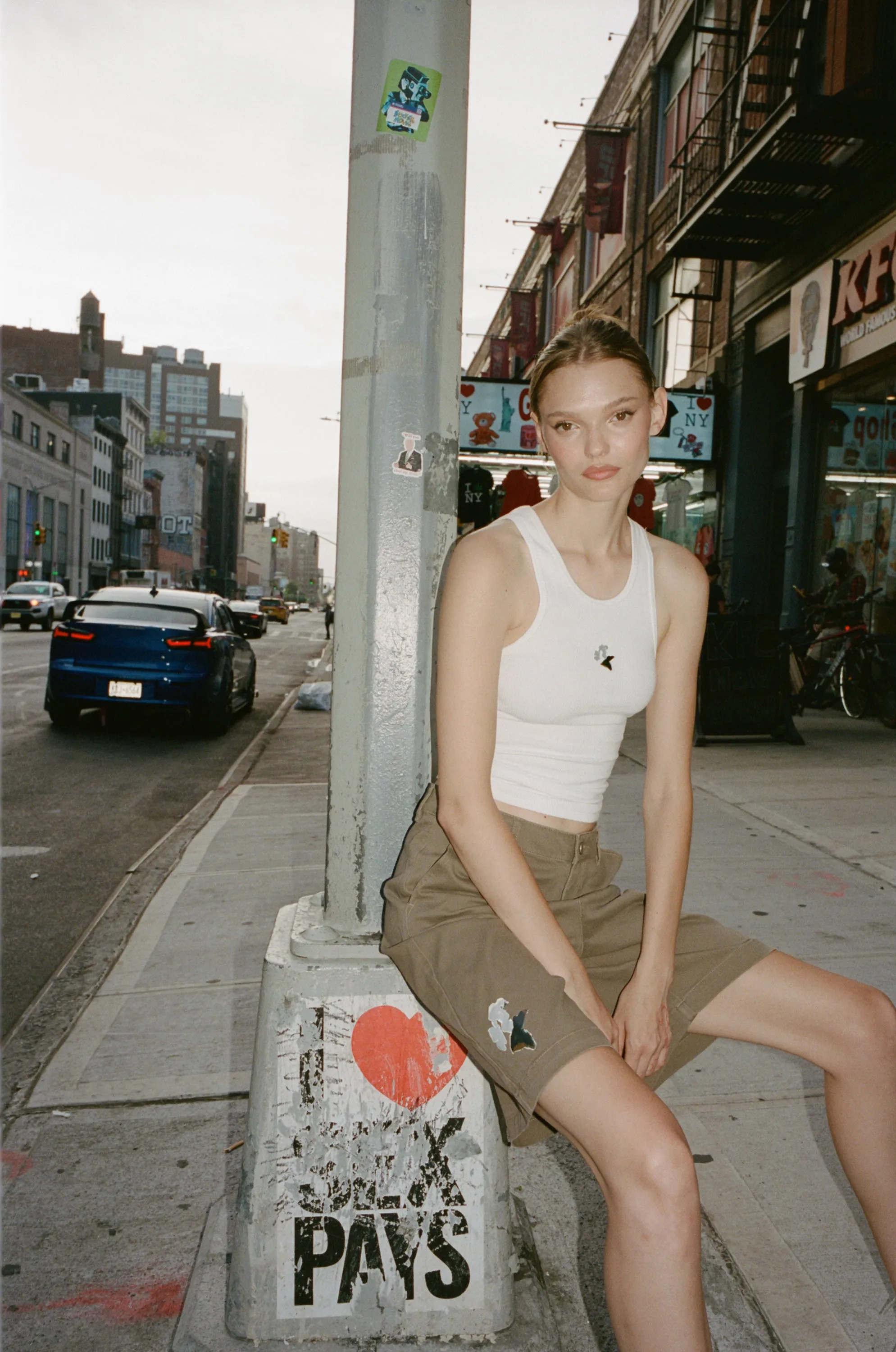 Khaki Colored Marie Shorts