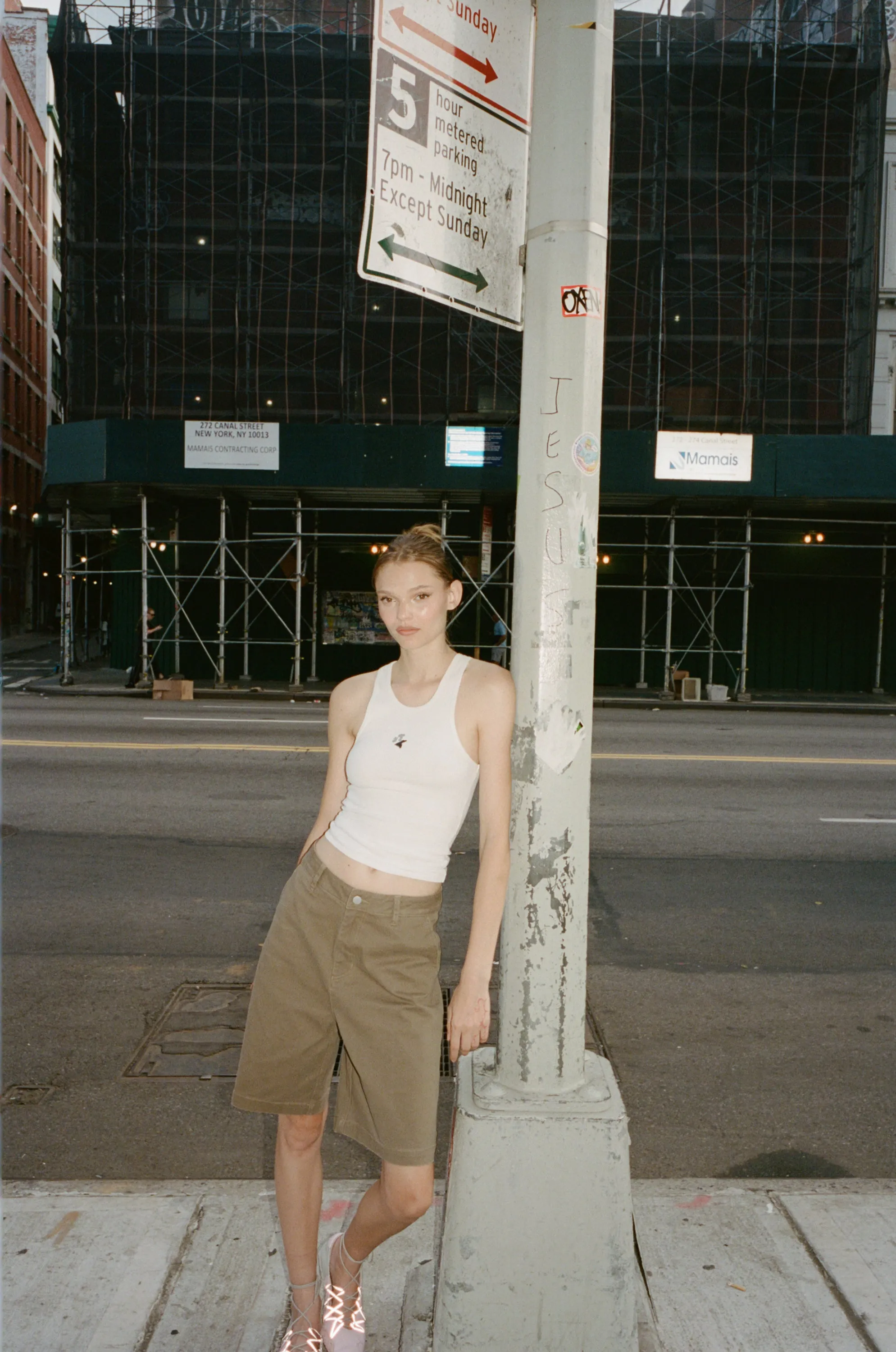 Khaki Colored Marie Shorts