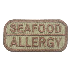 Khaki Seafood Allergy Patch.