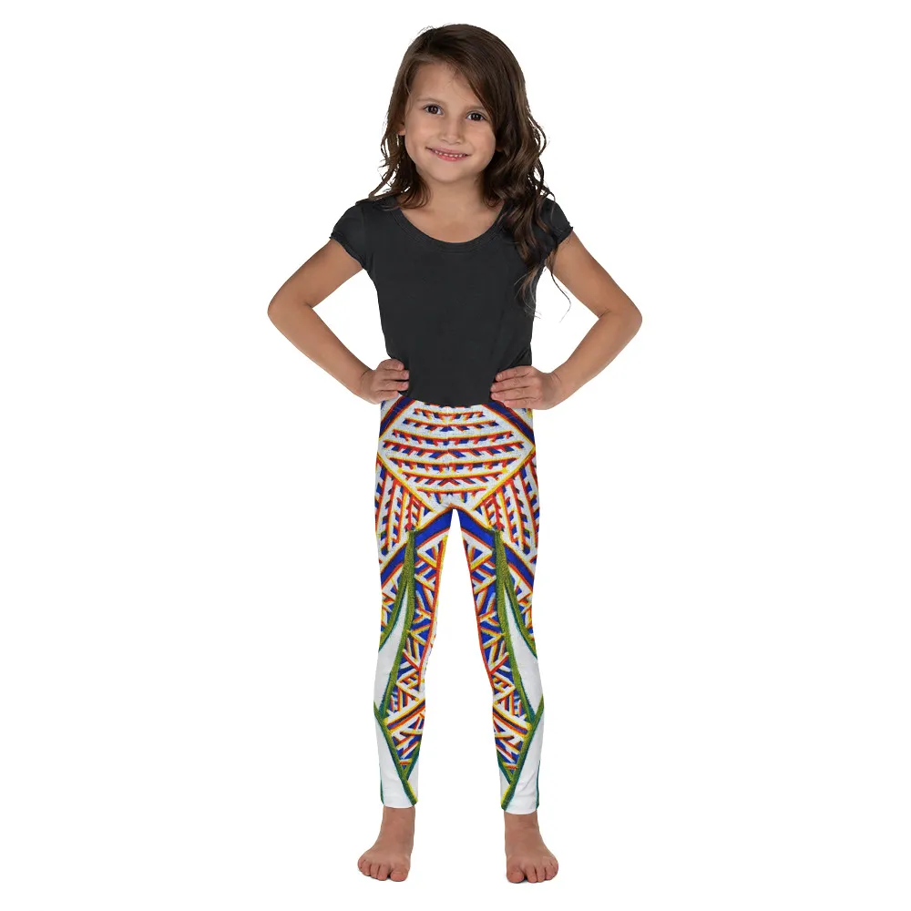 Plants Underwater Kaleidoscope Kids Leggings