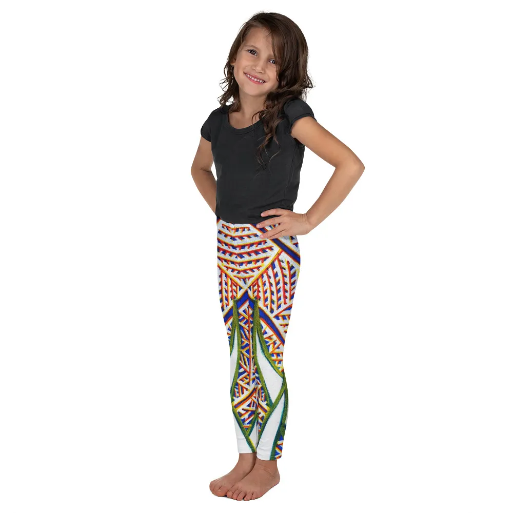 Plants Underwater Kaleidoscope Kids Leggings