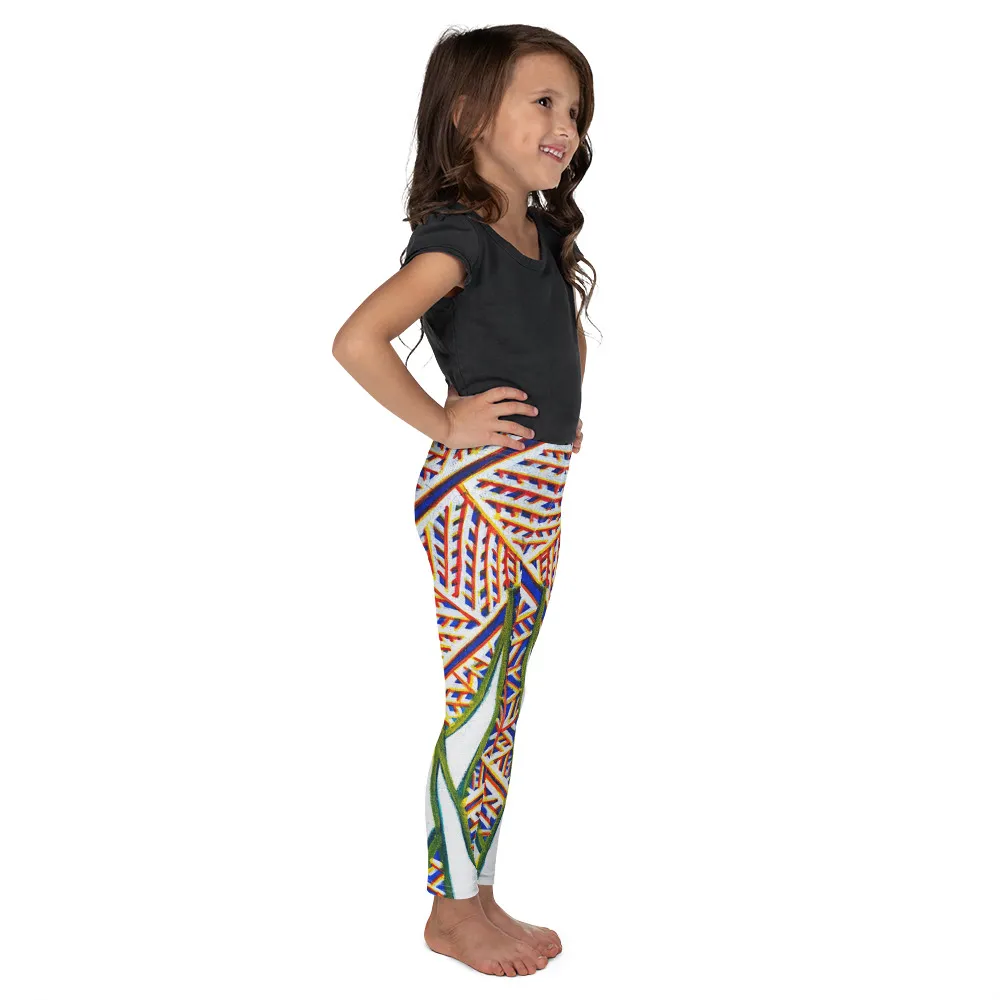 Plants Underwater Kaleidoscope Kids Leggings