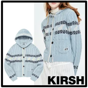 KIRSH Casual Street Style Logo Cardigans