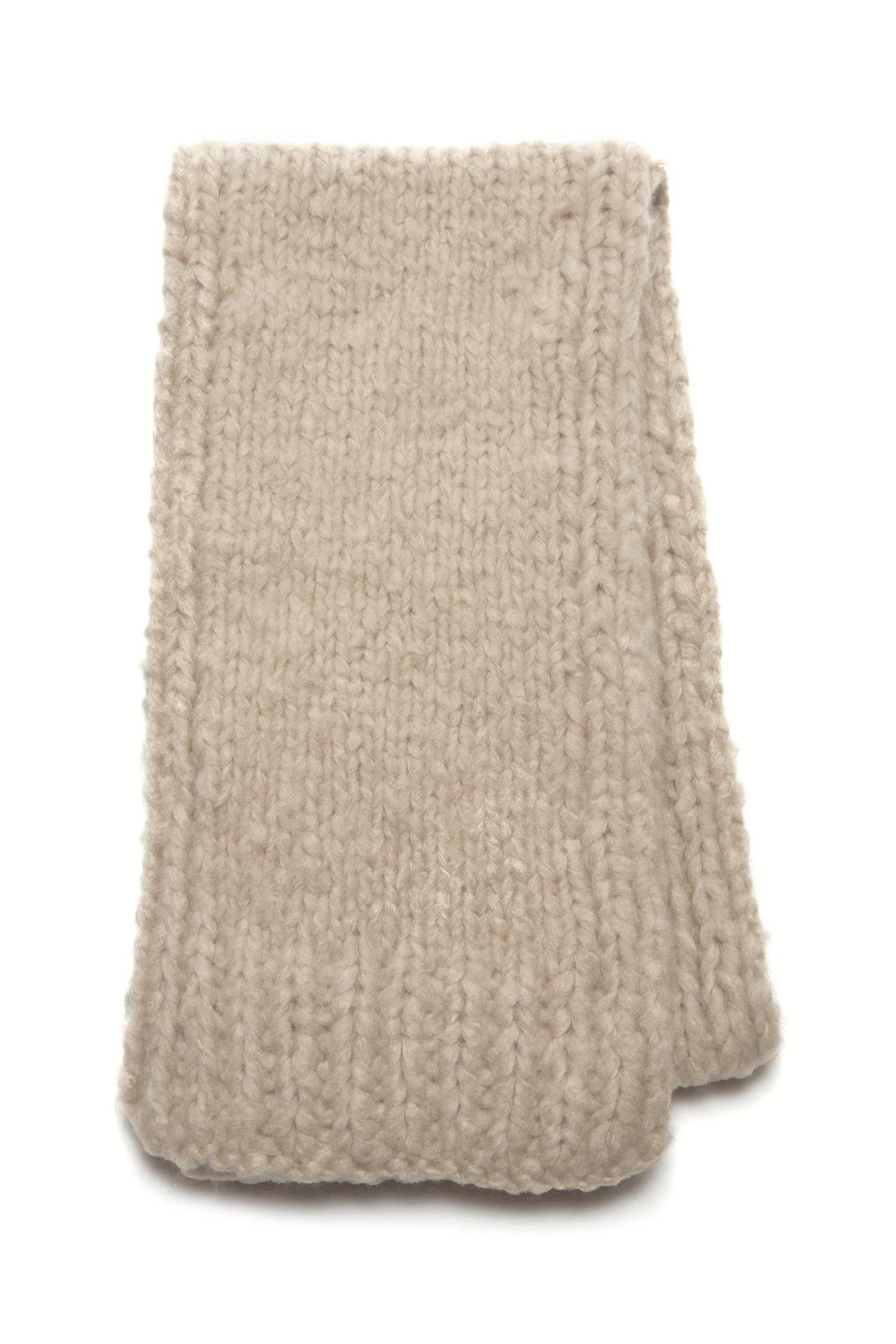 Knit Scarf Oatmeal Cashmere