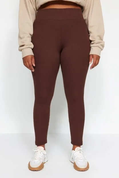 Cozy Fleece-lined Knit Leggings