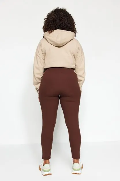 Cozy Fleece-lined Knit Leggings