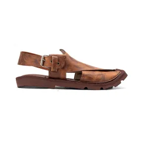 Leather Charsadda Sandals - H33