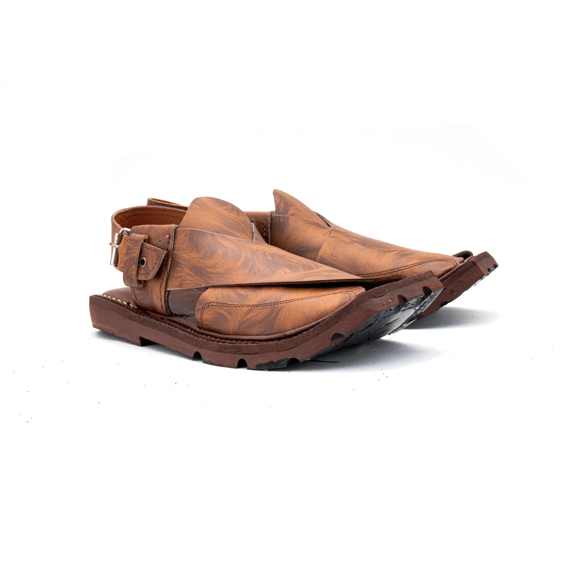 Leather Charsadda Sandals - H33