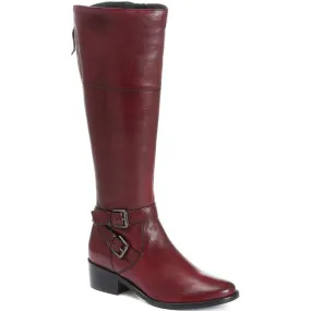 Leather Knee Boots - CARM28507 / 313 432