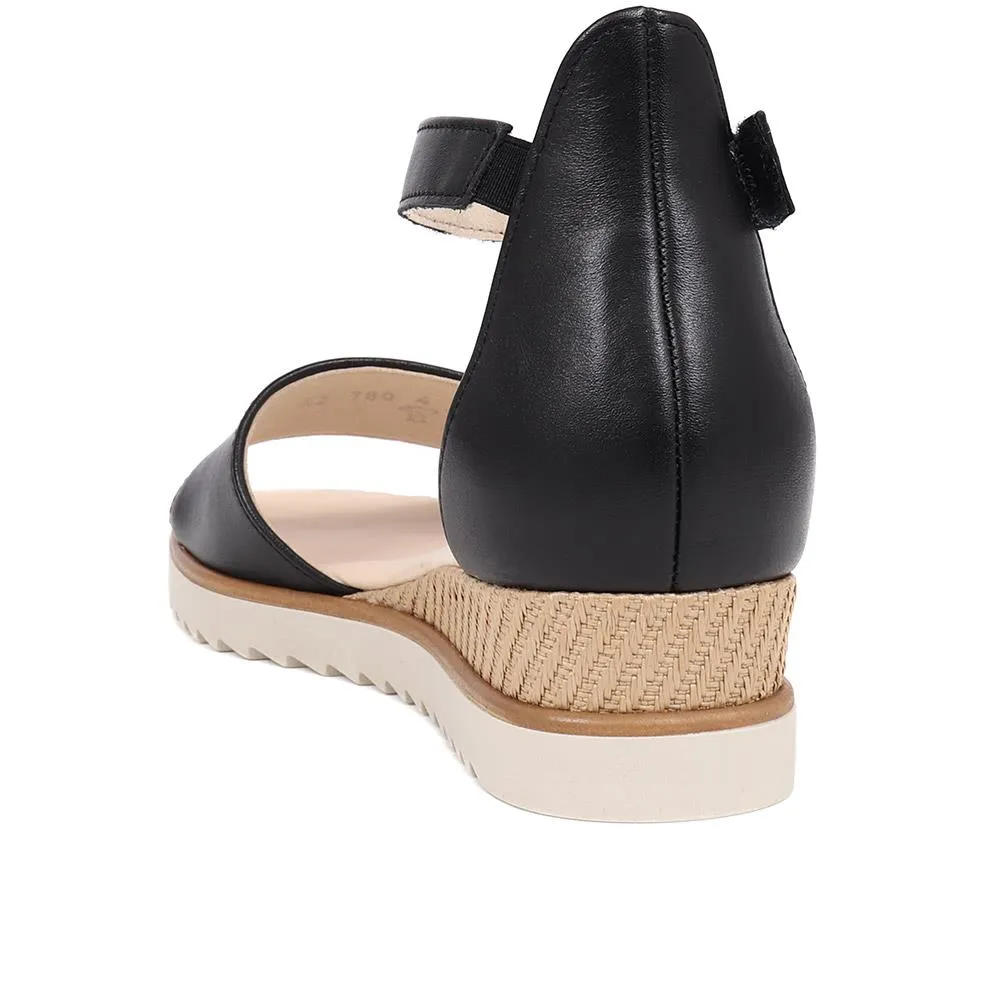 Leather Wedge Sandals - GAB39504 / 325 077